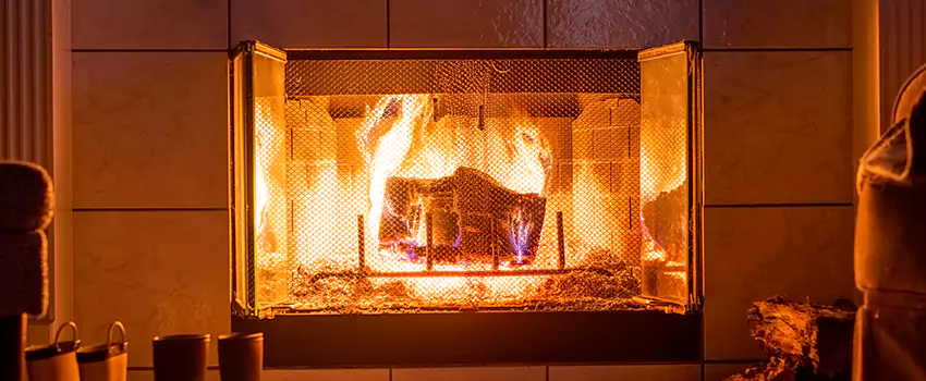 Mendota Hearth Landscape Fireplace Installation in LaGrange, Georgia